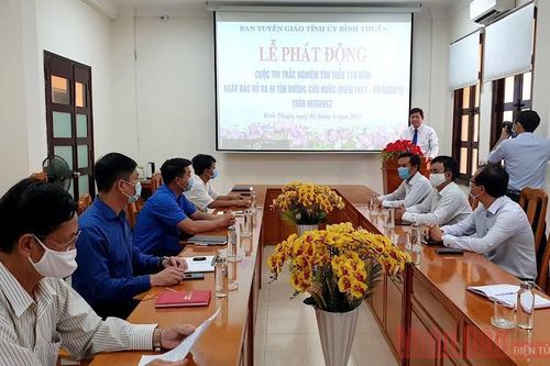 Bình Thuận phát động Cuộc thi 'Tìm hiểu 110 năm Ngày Bác Hồ ra đi tìm được cứu nước'
