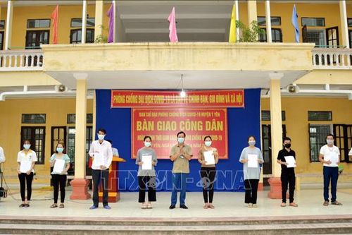 Trên 480 công dân Nam Định hoàn thành cách ly tập trung