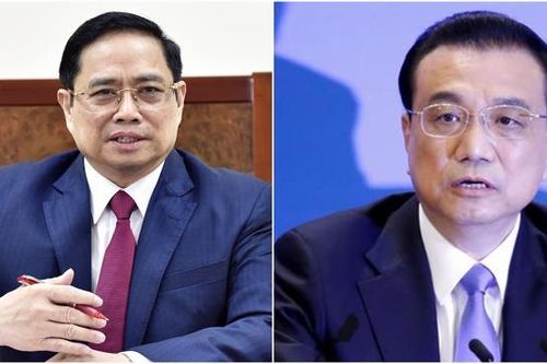Thủ tướng Phạm Minh Chính điện đàm với Thủ tướng Trung Quốc Lý Khắc Cường