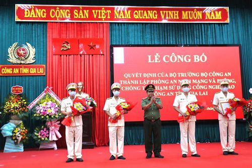 Gia Lai ra mắt Phòng An ninh mạng và Phòng-chống tội phạm sử dụng công nghệ cao