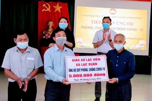 Đơn Dương: Phát động quyên góp ủng hộ phòng chống dịch Covid-19