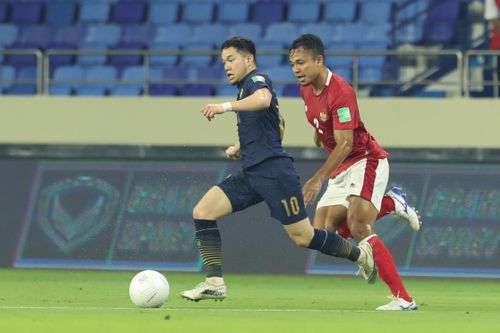 Indonesia cầm hòa Thái Lan, giành điểm đầu tiên ở vòng loại World Cup