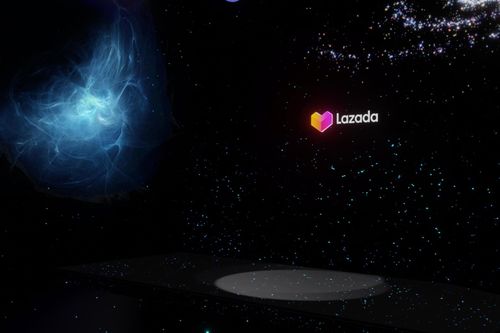 Sân khấu vô cực nhúng vào môi trường thực tế ảo 360 của Lazada