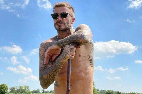 Thân hình của David Beckham ở tuổi 46