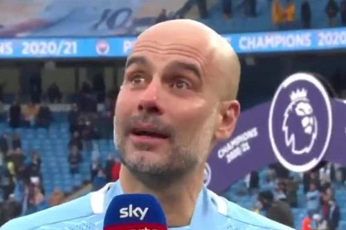 Nước mắt của Guardiola bị cho là dối trá
