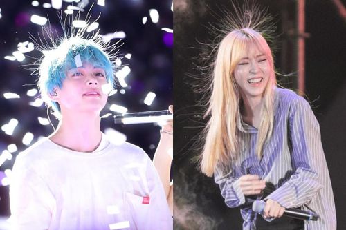 Vì sao tóc của V (BTS) và nhiều sao Hàn bị dựng đứng?