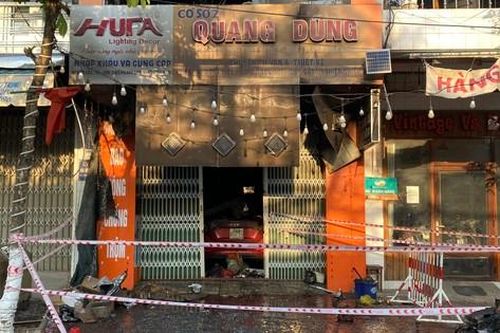 Quảng Ngãi: Hỏa hoạn cửa hàng kinh doanh, một gia đình 4 người thiệt mạng