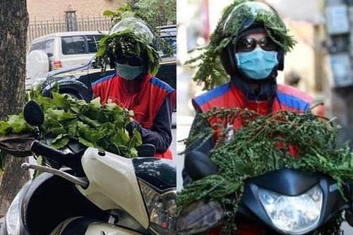 Shipper và màn 'ngụy trang' chống nắng nóng như du kích