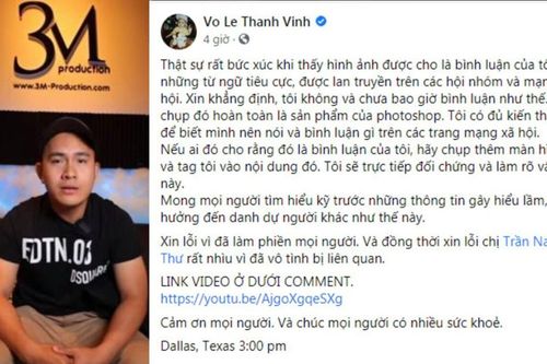 Trước nghi vấn chửi khán giả vô ơn, con trai NS Hoài Linh đính chính: 'Đó là sản phẩm của photoshop'