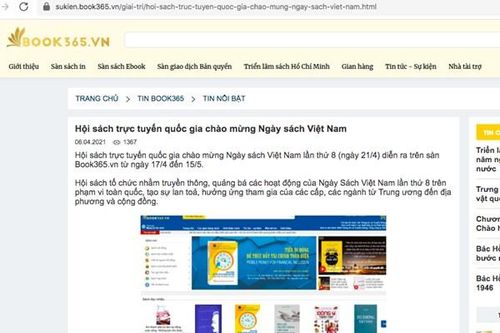 Từ tối nay, Hội sách trực tuyến trên sàn Book365 trợ giá đến 80%
