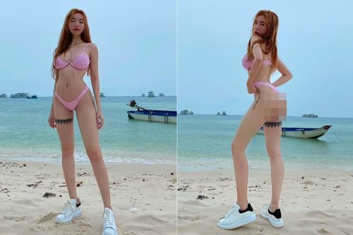 Diện bikini 'bé tí tẹo', Elly Trần khoe vòng 3 nóng rực hơn cái nắng mùa hè
