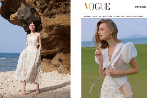 Sáng tạo của NTK Việt được vinh danh trên Vogue Anh