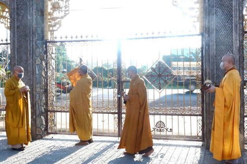 Trà Vinh: Chùa Phật Tâm tổ chức nội bộ lễ khởi công trùng tu ngôi Tam bảo