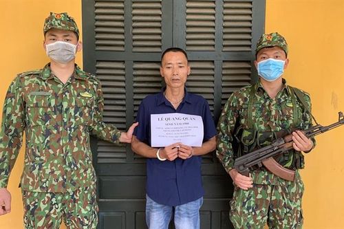 Đồn Biên phòng cửa khẩu Trà Lĩnh bắt giữ 1 đối tượng tàng trữ chất ma túy