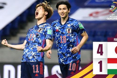 Nhật Bản đi tiếp ở vòng loại World Cup sau chiến thắng '4 sao'
