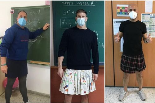 Nhiều thầy giáo ở Tây Ban Nha quyết định mặc váy đến trường giảng dạy vì lí do đặc biệt này!