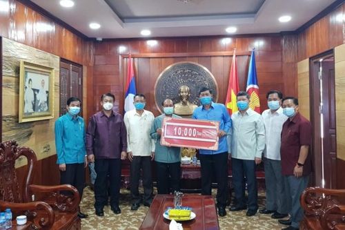 Lào tiếp tục ủng hộ Việt Nam phòng, chống dịch Covid-19
