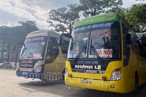 Xe khách tuyến Điện Biên – Hà Nội được hoạt động trở lại từ 8/6