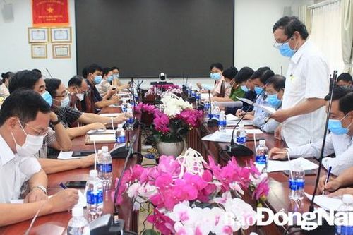 Biên Hòa họp khẩn liên quan đến ca F1 có nguy cơ nhiễm Covid -19 tại KCN Amata