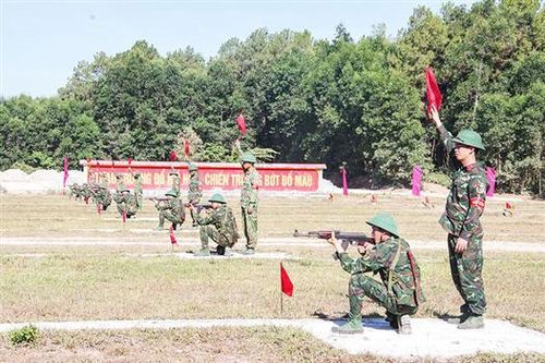 Nâng cao chất lượng huấn luyện chiến sĩ mới qua thực hành kiểm tra '3 tiếng nổ'