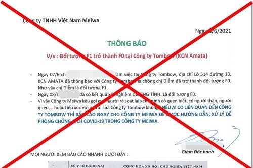 Đồng Nai yêu cầu thu hồi thông tin F1 thành F0 trong khu công nghiệp Amata