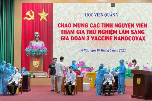Dự kiến, chiều 8-6 triển khai tiêm thử nghiệm giai đoạn 3 vắc xin Covid-19 của Việt Nam