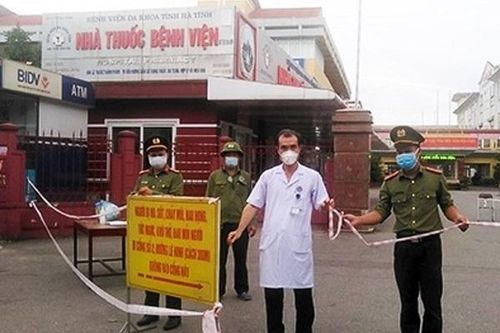 Bệnh viện Đa Khoa tỉnh Hà Tĩnh đã được dỡ bỏ phong tỏa tạm thời