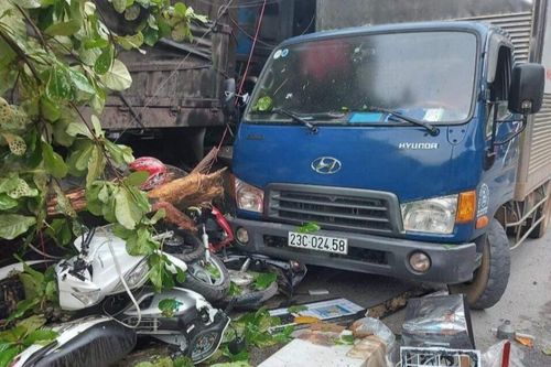 Tài xế bẻ lái cứu 2 mạng người, chấp nhận thiệt hại hơn 1 tỷ đồng