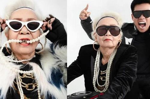 Bộ ảnh 'chất chơi' của HLV Rap Việt cùng bà ngoại U80 gây sốt