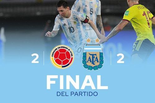 Messi bị khóa chặt, Argentina đánh rơi chiến thắng ở phút 94