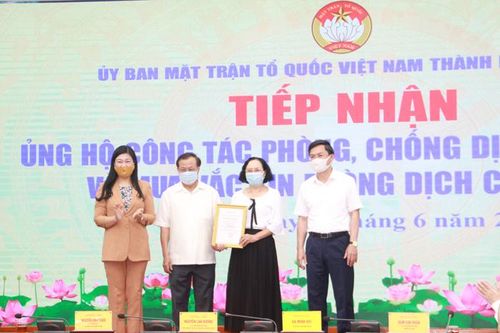 Hà Nội: Tiếp nhận hơn 20 tỷ đồng ủng hộ mua vaccine và phòng, chống dịch Covid-19