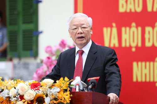 Tổng Bí thư Nguyễn Phú Trọng trúng cử đại biểu Quốc hội khóa XV tại Đơn vị bầu cử số 1 TP Hà Nội