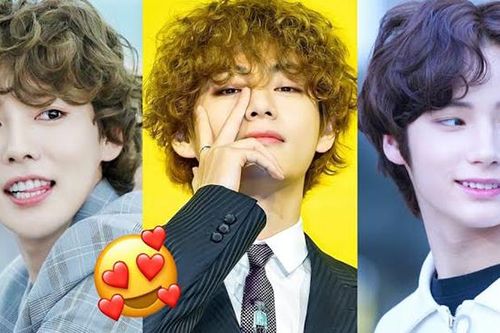 10+ nam thần K-pop 'đốn tim' fan với mái tóc xoăn: V BTS, Hueningkai TXT…