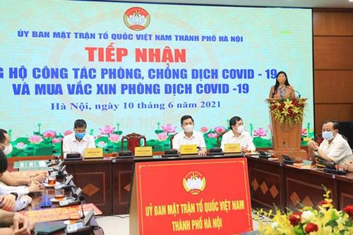 Hà Nội: Tiếp nhận hơn 20 tỉ đồng ủng hộ mua vaccine phòng Covid-19