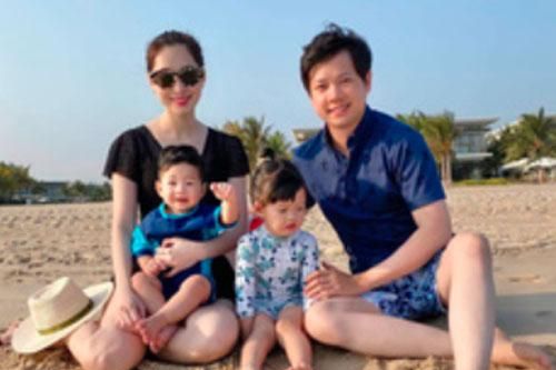 Đặng Thu Thảo và chồng đại gia cùng đăng loạt ảnh gia đình khiến dân tình xuýt xoa vì ai cũng đẹp