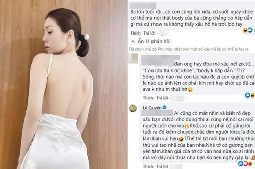 Bị fan soi xét lớn tuổi vẫn khoe body, Lệ Quyên đáp trả: 'Ai cũng có mắt nhìn và biết rõ đẹp xấu bạn ơi'