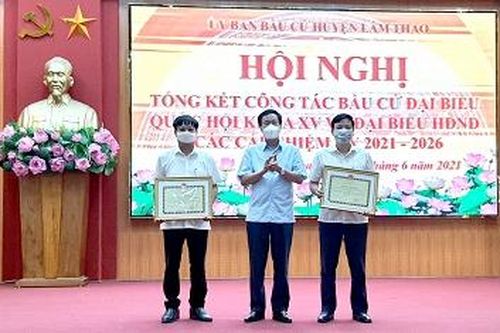Huyện Lâm Thao tổng kết công tác bầu cử đại biểu Quốc hội khóa XV và đại biểu HĐND các cấp