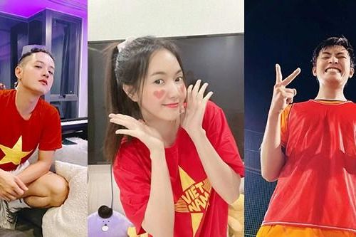 Sao Việt cổ vũ cho Đội tuyển Việt Nam trước trận gặp Malaysia