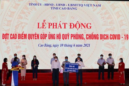 Cao Bằng: Huy động trên 5,5 tỷ đồng phòng, chống dịch Covid-19