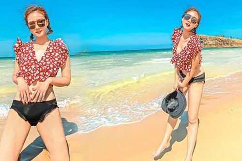 Ảnh bikini cực gợi cảm của Tuyết trong 'Mùa hoa tìm lại'
