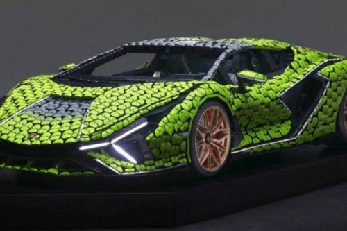 Cận cảnh siêu xe Lamborghini Sian mô hình làm từ 400 nghìn mảnh ghép Lego