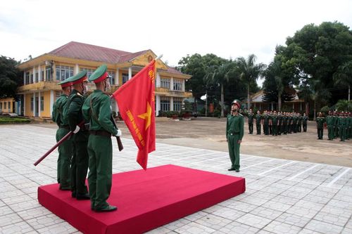 Lễ tuyên thệ chiến sĩ mới năm 2021