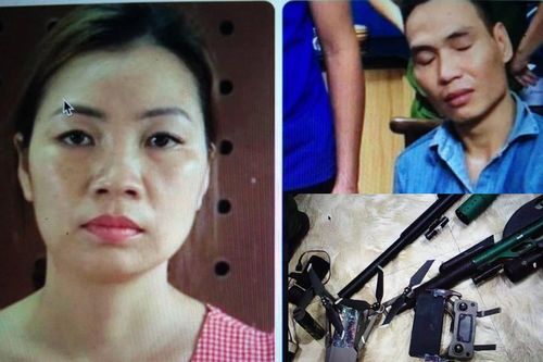 Tạm giữ cặp vợ chồng tàng trữ vũ khí, buôn bán ma túy