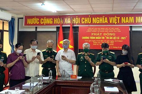 Phát động chương trình nhắn tin 'Tri ân liệt sĩ - 2021'