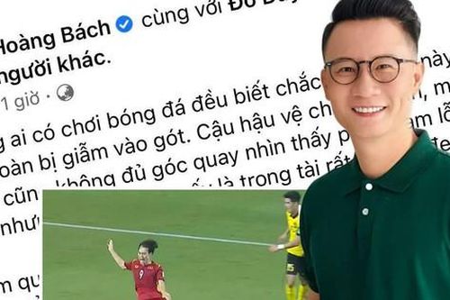 Hoàng Bách 'giải vây' cho Văn Toàn trước tranh cãi ăn vạ kiếm phạt đền