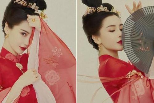 Mê mẩn tạo hình cổ trang với sắc đỏ của AngelaBaby giữa loạt ồn ào đời tư