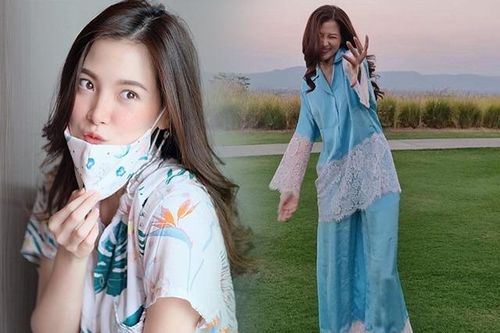 Đệ nhất mỹ nhân Thái ăn diện mùa dịch: Đồ bộ cũng hóa hàng hiệu, outfit nào cũng mát rượi