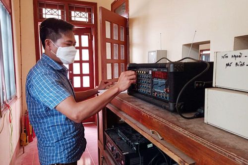 Nâng cao ý thức phòng dịch qua hệ thống truyền thanh