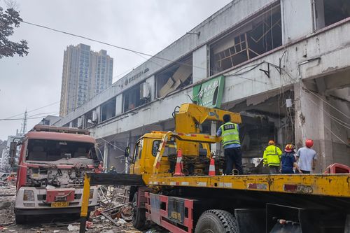Hiện trường vụ nổ khí gas kinh hoàng làm 11 người chết ở Trung Quốc