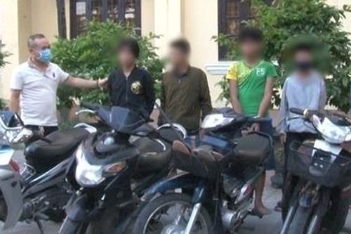 5 thiếu niên 'đá xế' lấy phương tiện đi trộm cắp